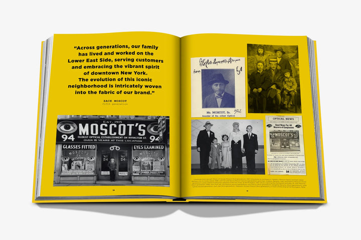 Book - Moscot: New York City, Since 1915