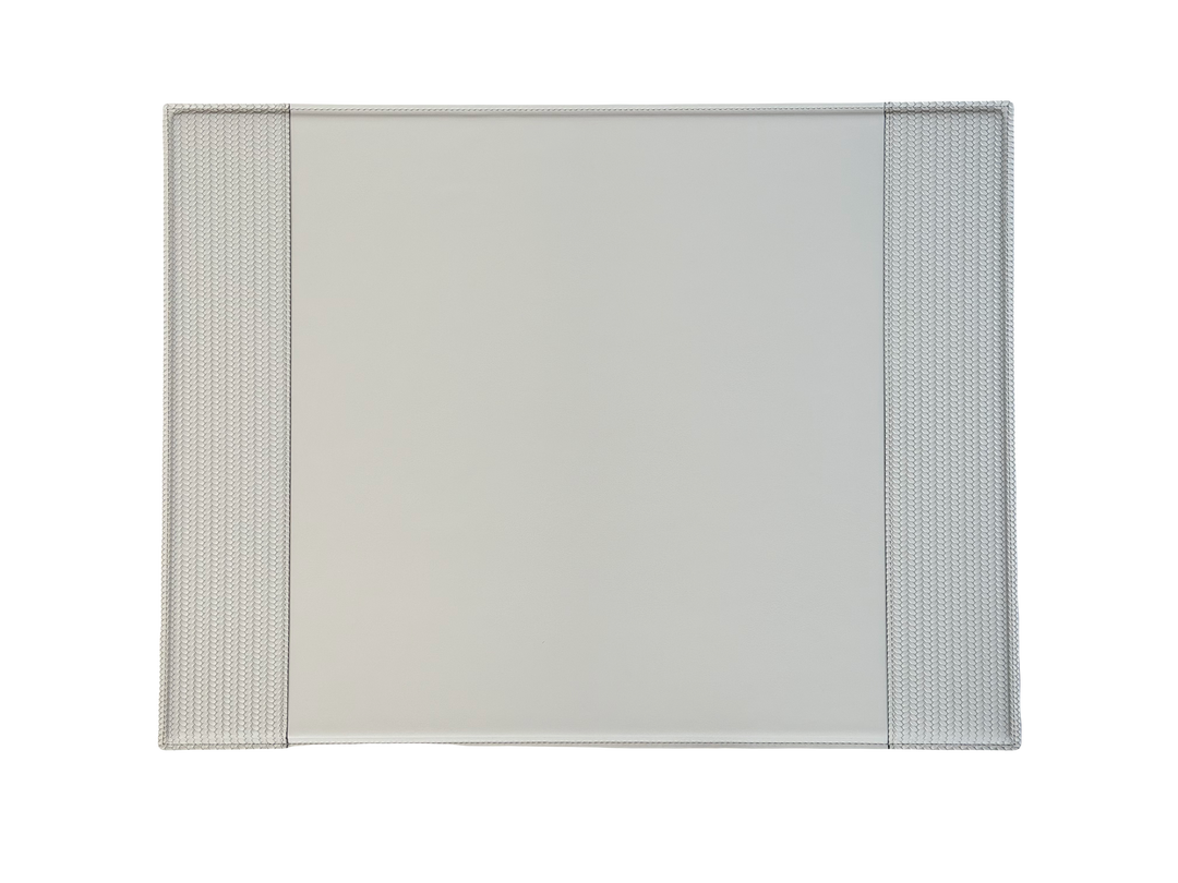 Desk Pad with Side Bands | Firenze Cream