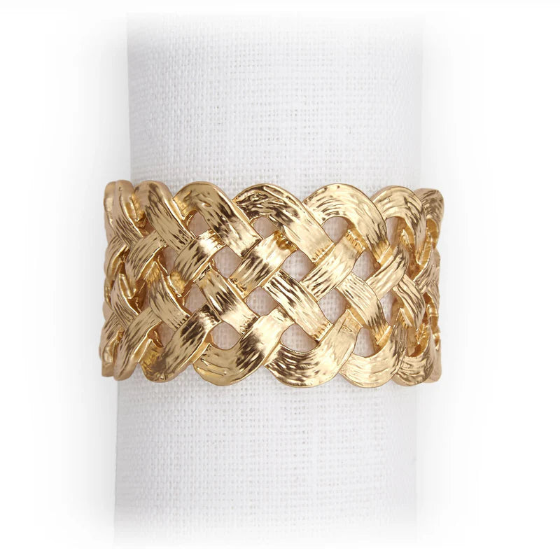 Braid Napkin Jewels Gold (Set of 4)