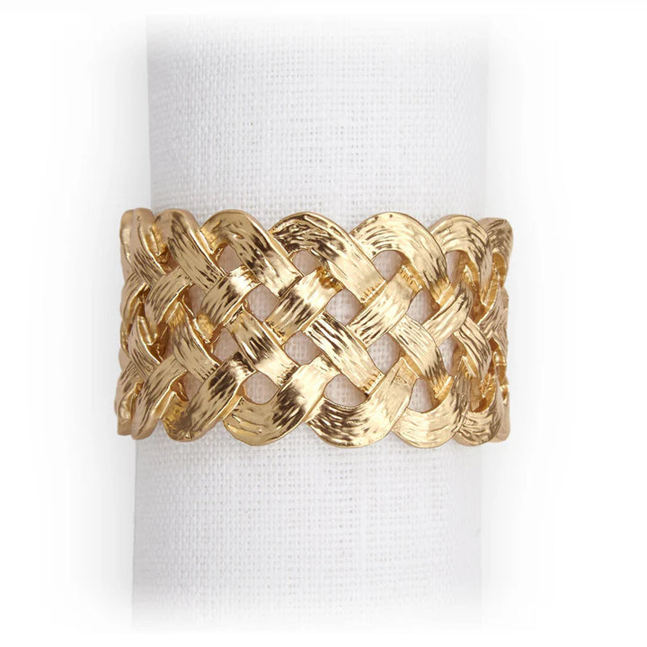 Braid Napkin Jewels Gold (Set of 4)