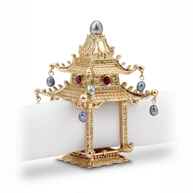 Pagoda Napkin Jewels (Set of 2)