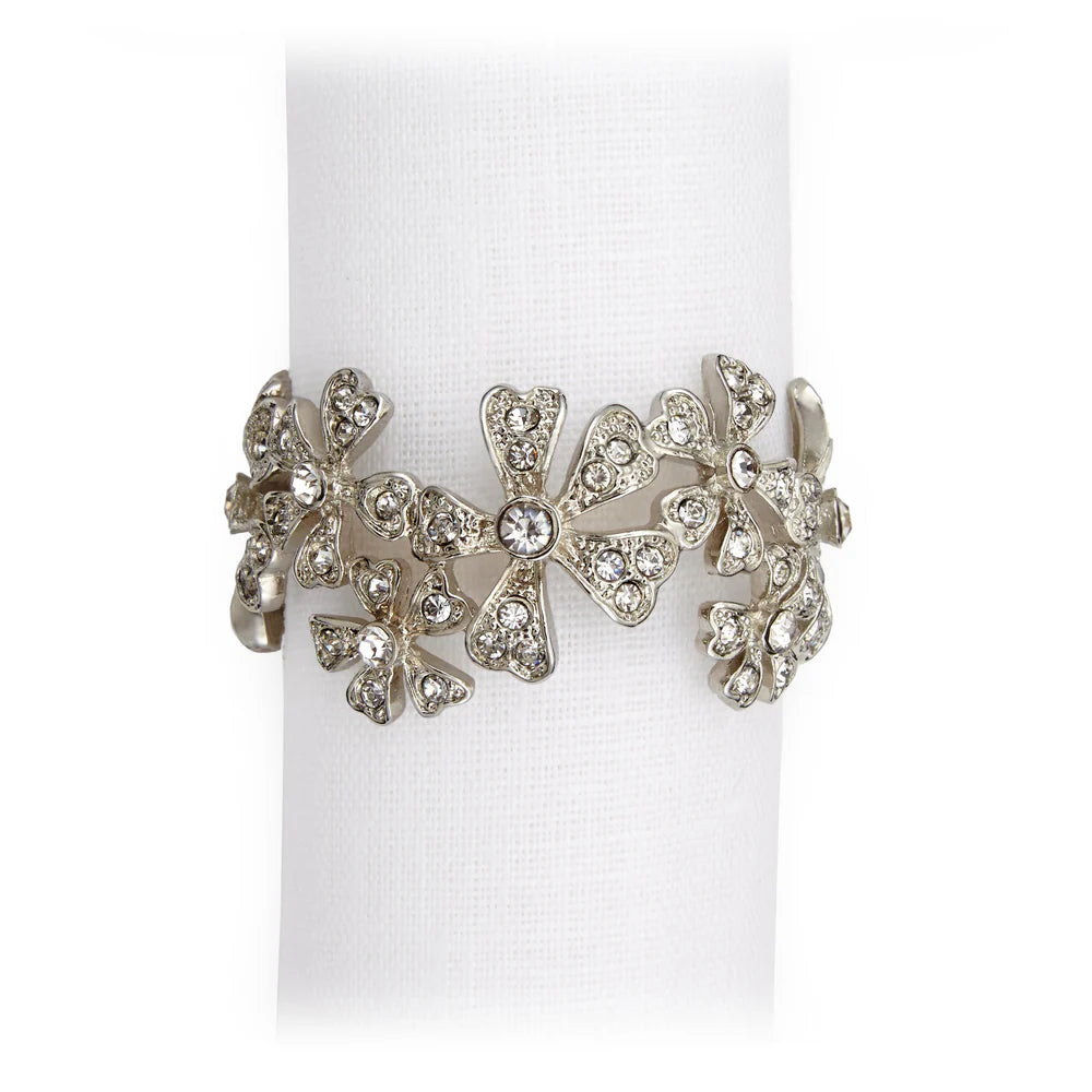 Garland Napkin Jewels Platinum (Set of 4)