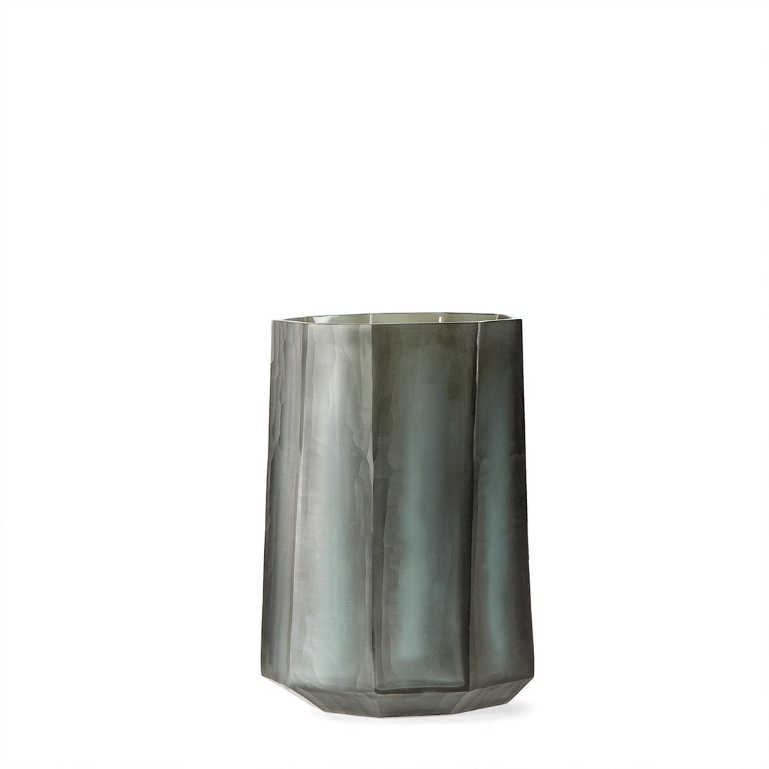 Vase - Okka - Medium - Indigo/Smokegrey