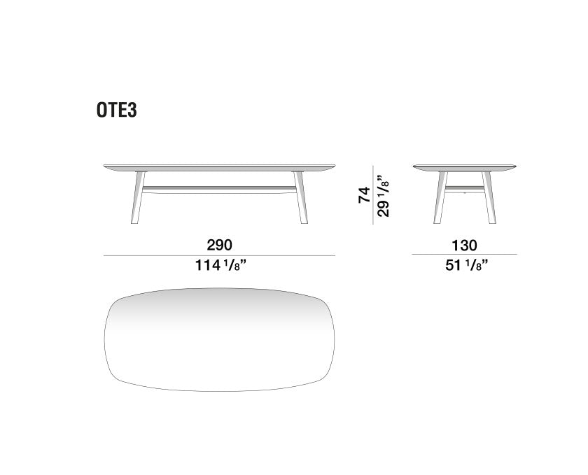 Dining Table - Old Ford - By Rodolfo Dordoni