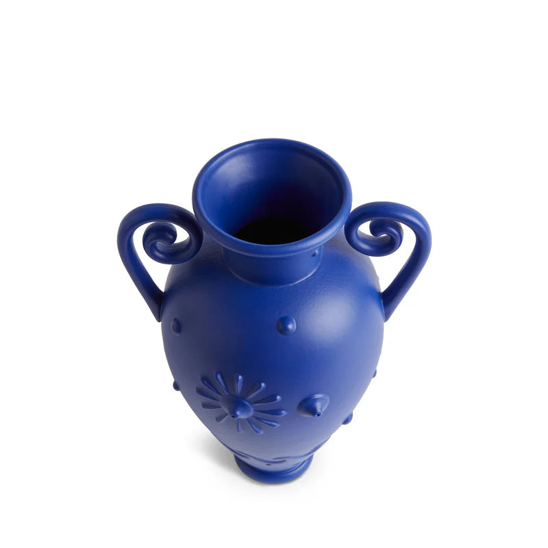 Pantheon Orpheus Amphora Vase - Blue