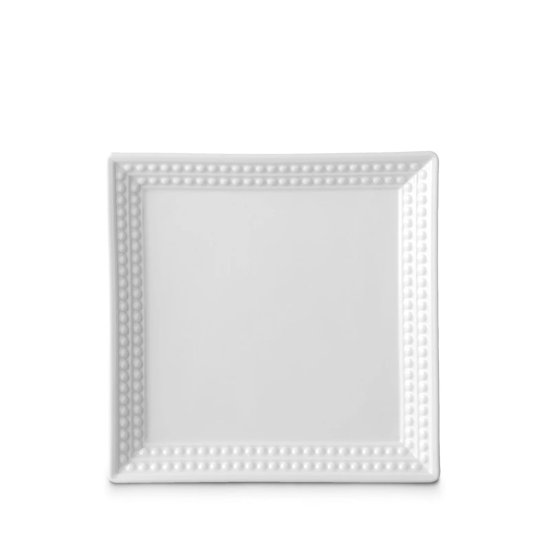 Perlée Square Tray - White