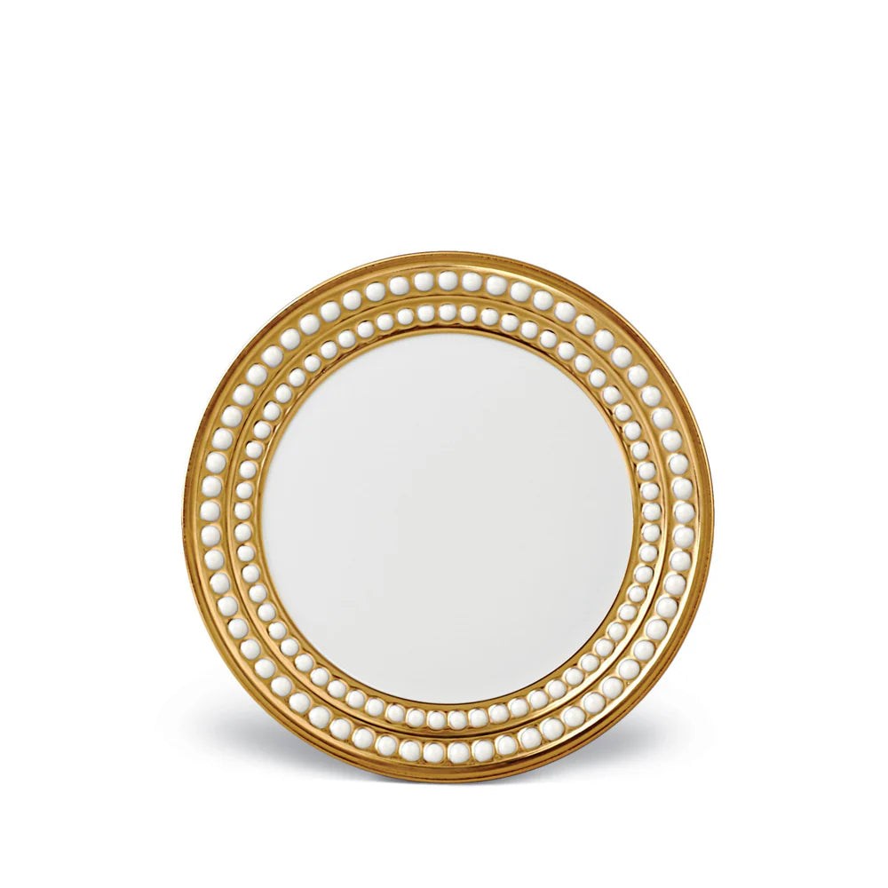 Perlée Bread + Butter Plate - Gold