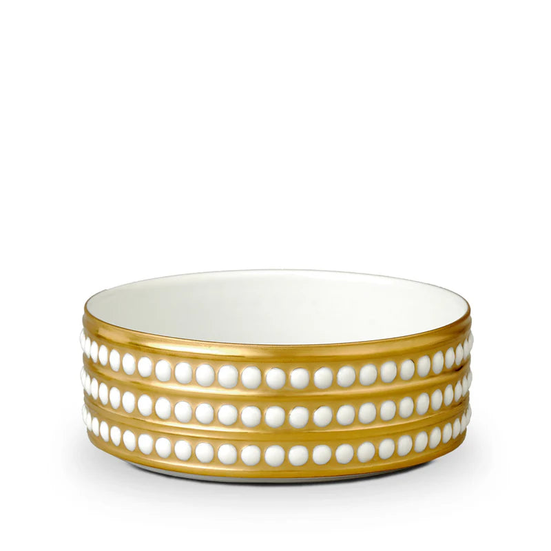 Perlée Deep Bowl - Medium - Gold