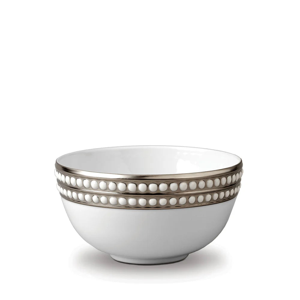 Perlée Cereal Bowl - Platinum