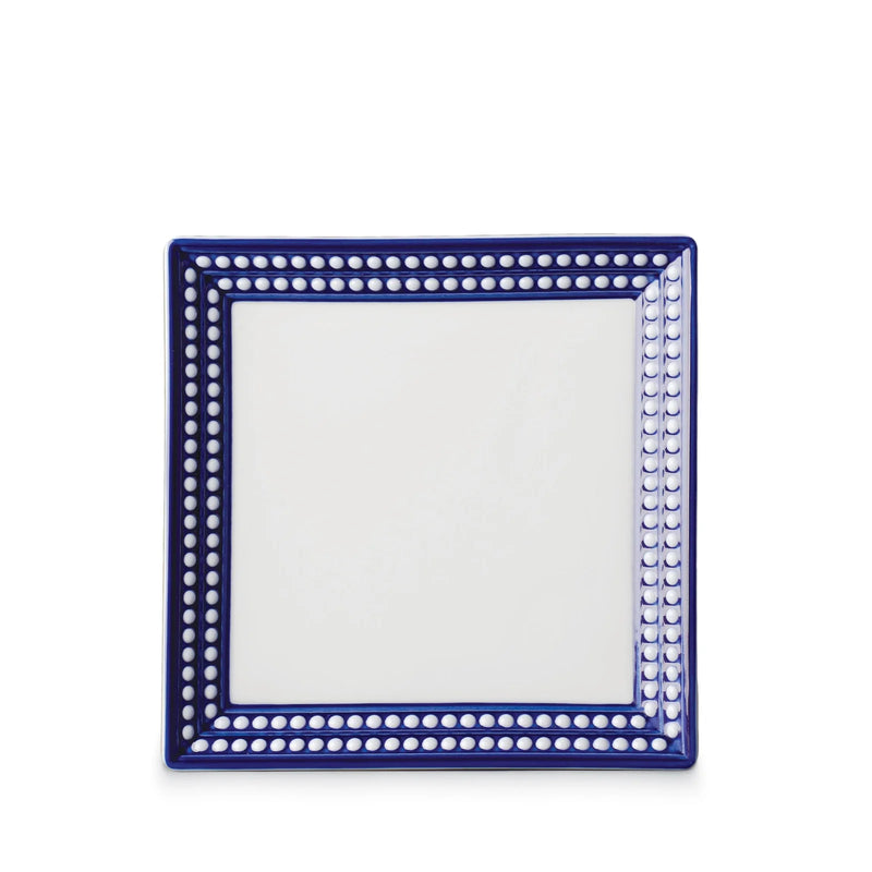 Perlée Square Tray - Bleu