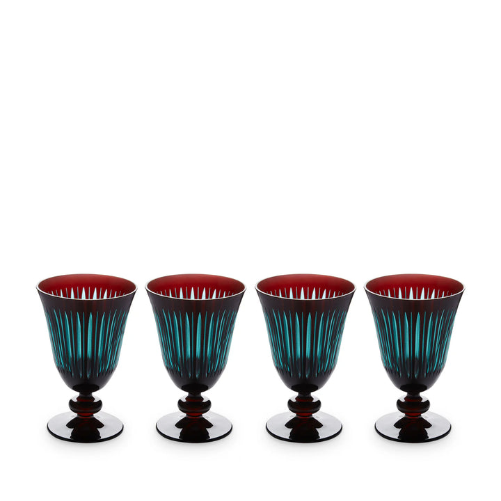 Prism Wine Glasses - Bordeaux - Set of 4