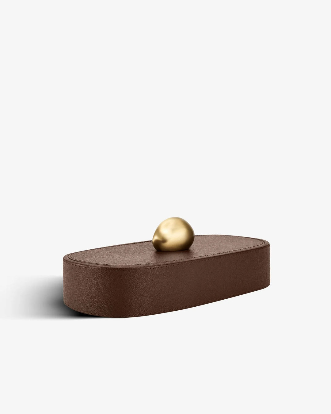 Twist - Pebble Trinket Box - Brown