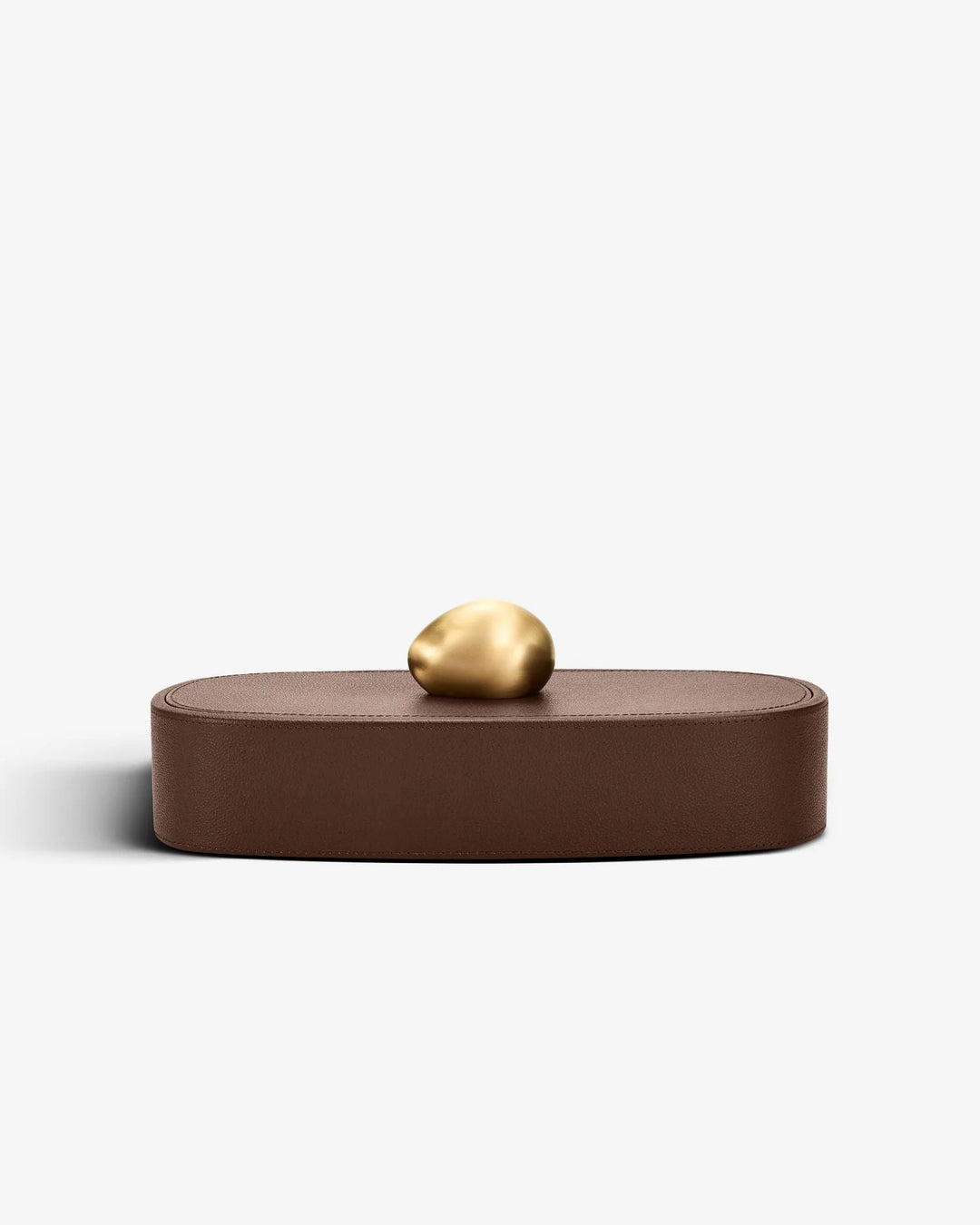 Twist - Pebble Trinket Box - Brown