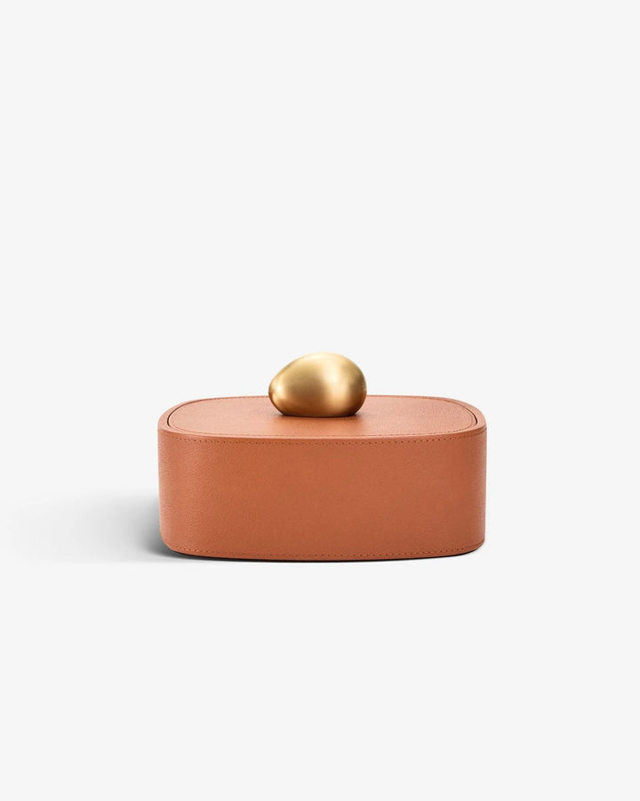 Twist - Pebble Trinket Box - Camel