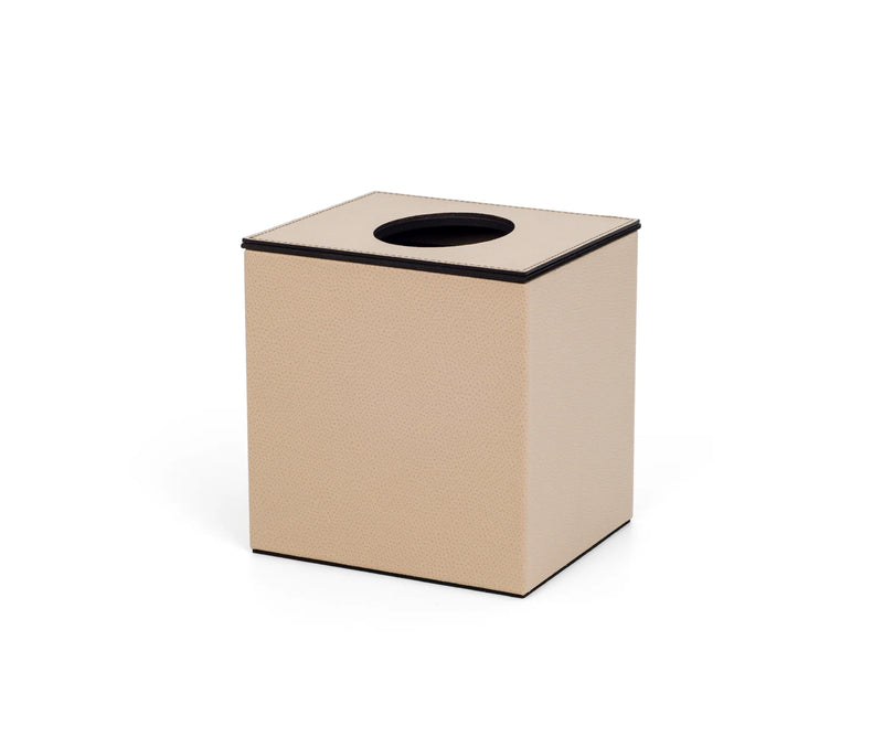 Soft Square Tissue Box With Magnetic Lid - Taupe