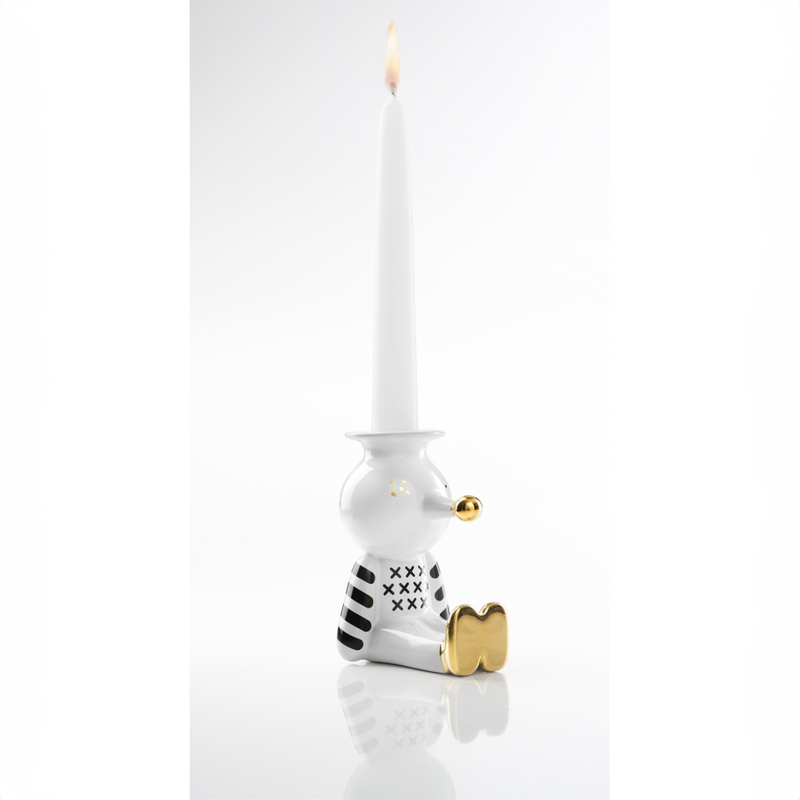 Candleholder - Pinocchientto - Glossy White