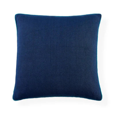Pompidou Blue Border Cushion