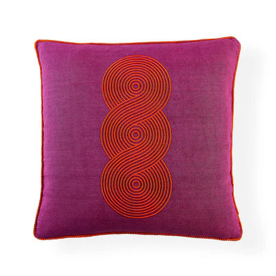 Pompidou Fuchsia Loops Cushion