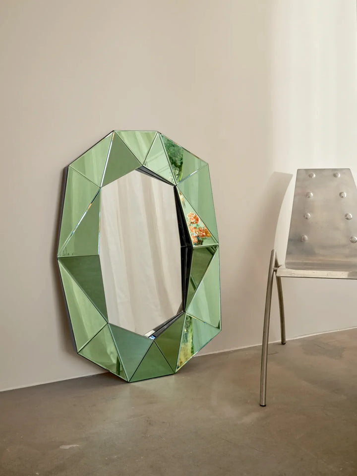Mirror - Diamond Large - Emerald