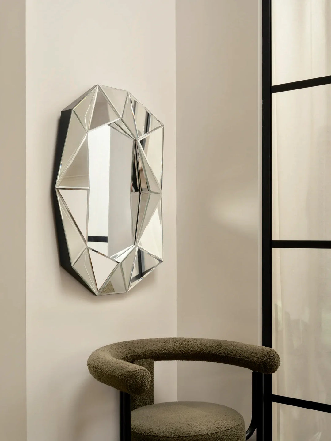 Mirror - Diamond Small - Silver