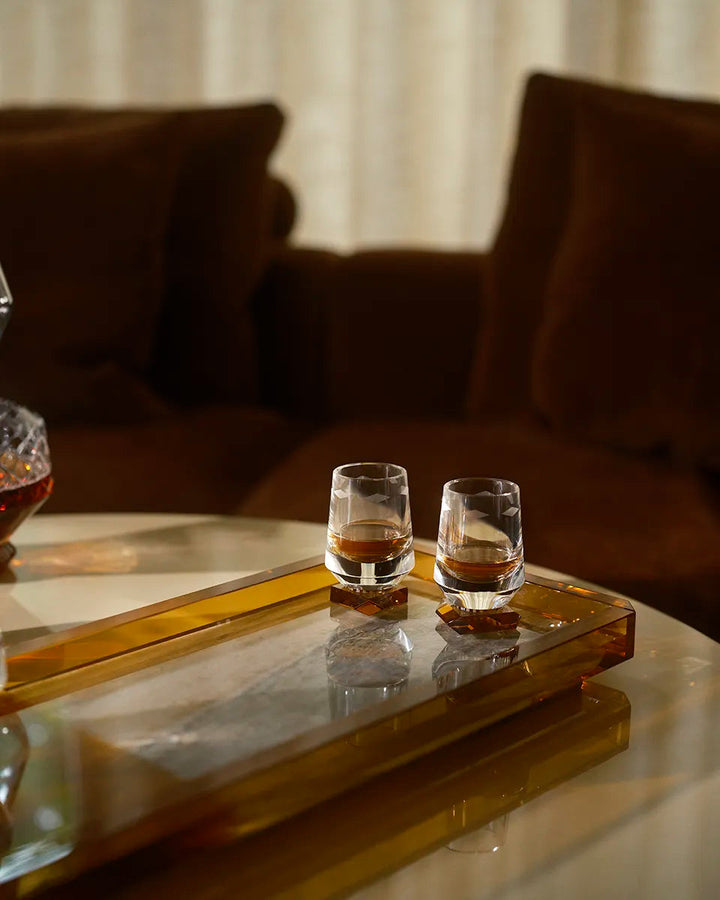 Pair of Savor Glasses - Amber