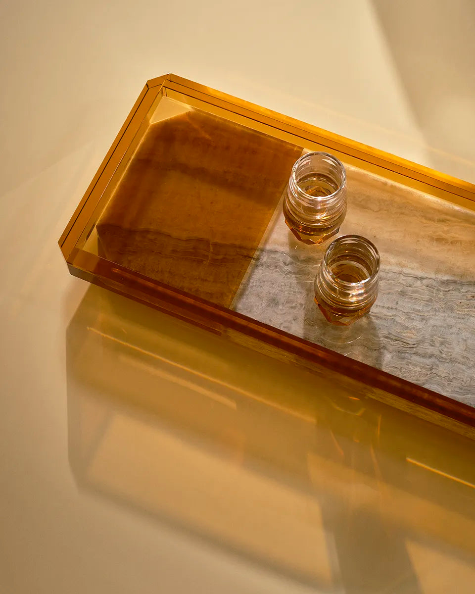 Pair of Savor Glasses - Amber