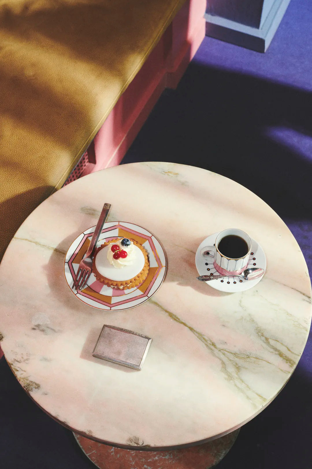 Coffee Cup with Saucer - Velvet Morning