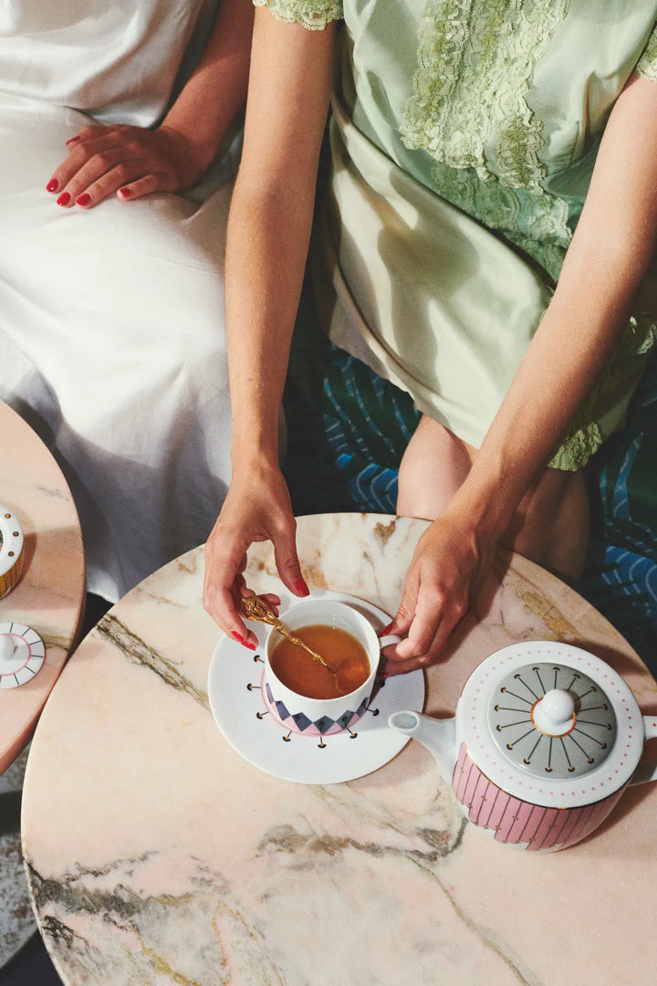 Tea Cup with Saucer - Liquid Treasure