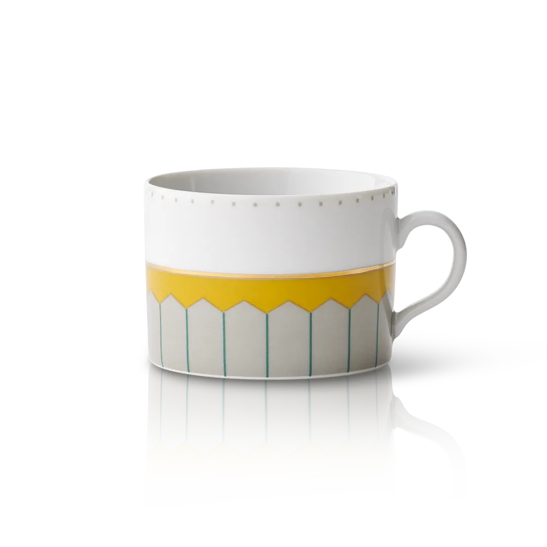 Tea Cup with Saucer - Golden Hour