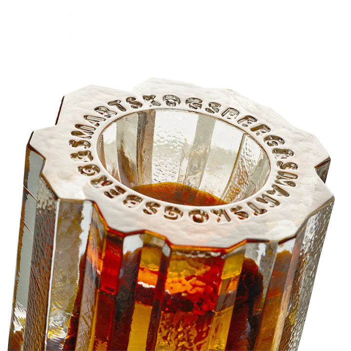 Hurricane - Boule Lamp Rock - Amber