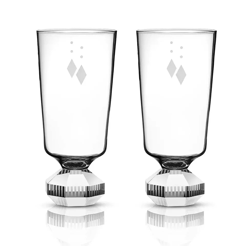 Pair of Glasses - Chelsea Tall Crystal - Clear