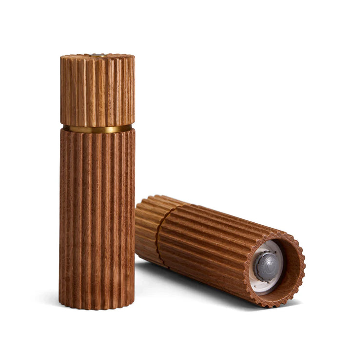 Ionic Salt + Pepper Mills - Natural Oak (Set of 2)