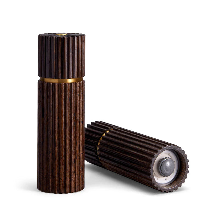 Ionic Salt + Pepper Mills - Smoked Oak (Set of 2)