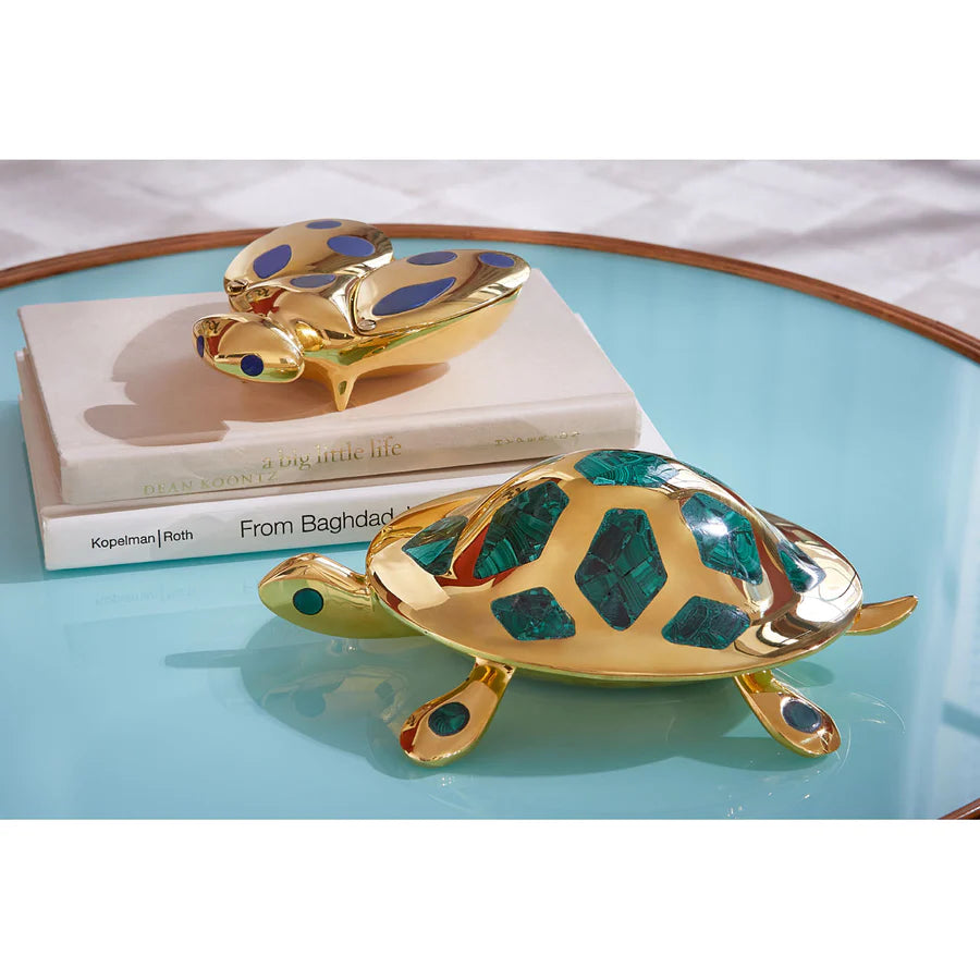 Brass Turtle Box