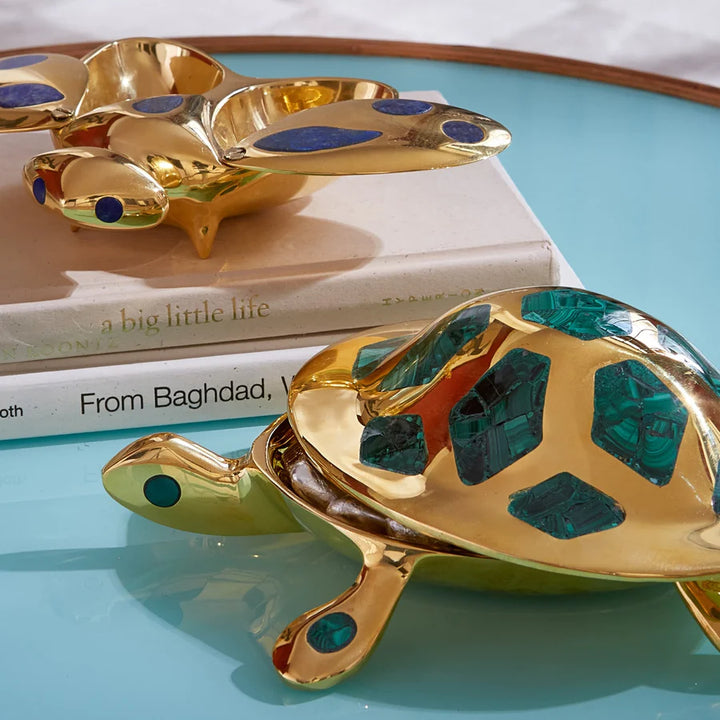 Brass Turtle Box