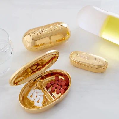 Prozac Pill Box - Silver-Plated