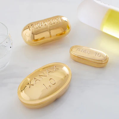 Prozac Pill Box - Silver-Plated