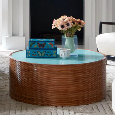 Bel Air Scoop Vase - Cabalt