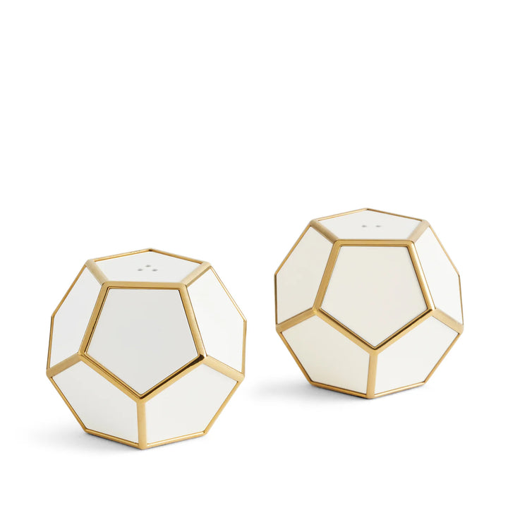 Pentagon Spice Jewels - White + Gold + 24k Gold (Set of 2) (Copy)