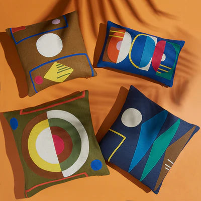 Monterey Triangles Cushion