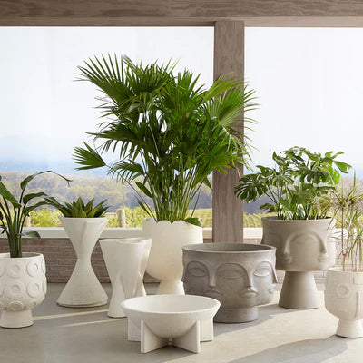 Osaka Discs Concrete Planter