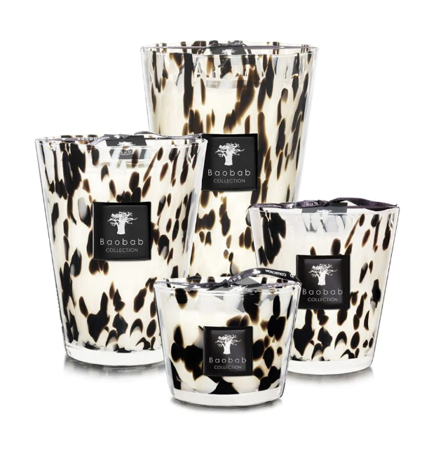 Candle - Pearls Black