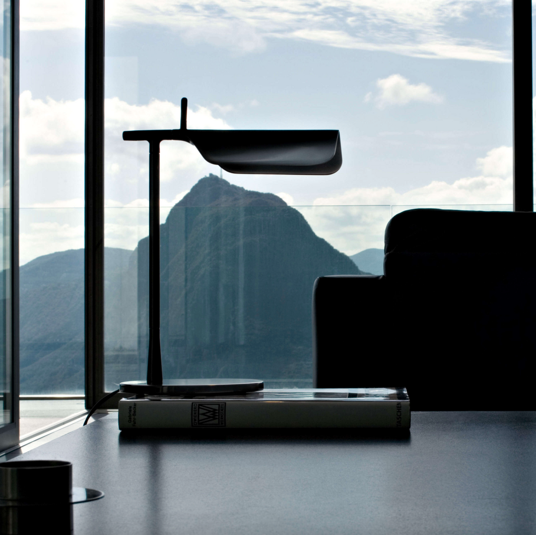 Table Lamp - Tab Table - Matt Blue