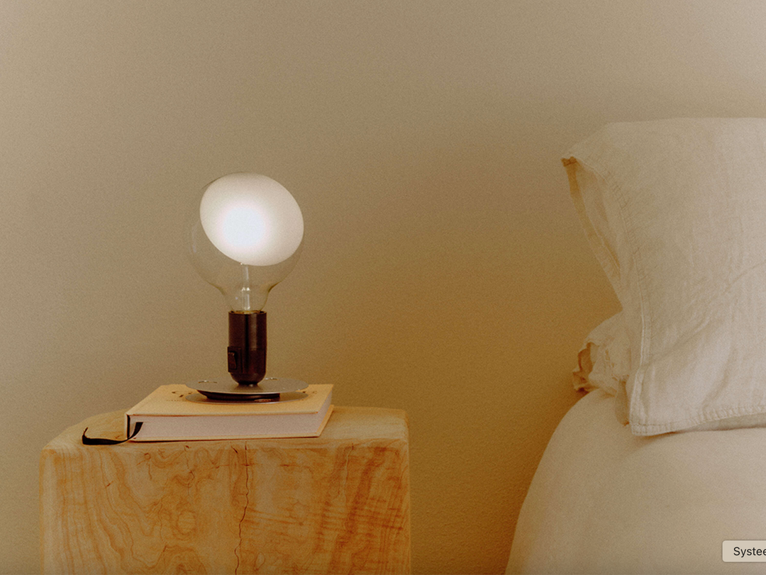 Table Lamp - Lampadina - Black