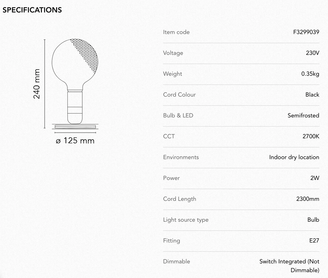 Table Lamp - Lampadina - Green