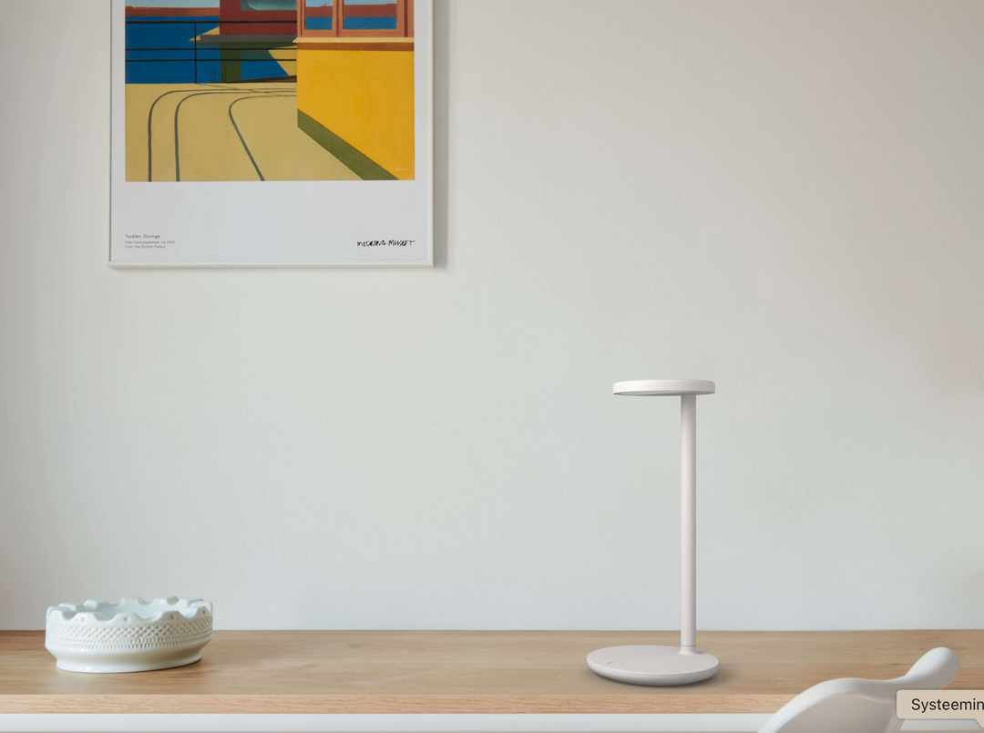 Table Lamp - Oblique Qi - Matt White