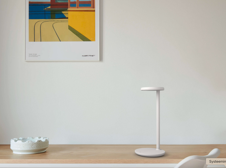 Table Lamp - Oblique Qi - Matt White