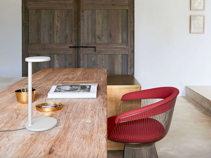 Table Lamp - Oblique Qi - Matt White