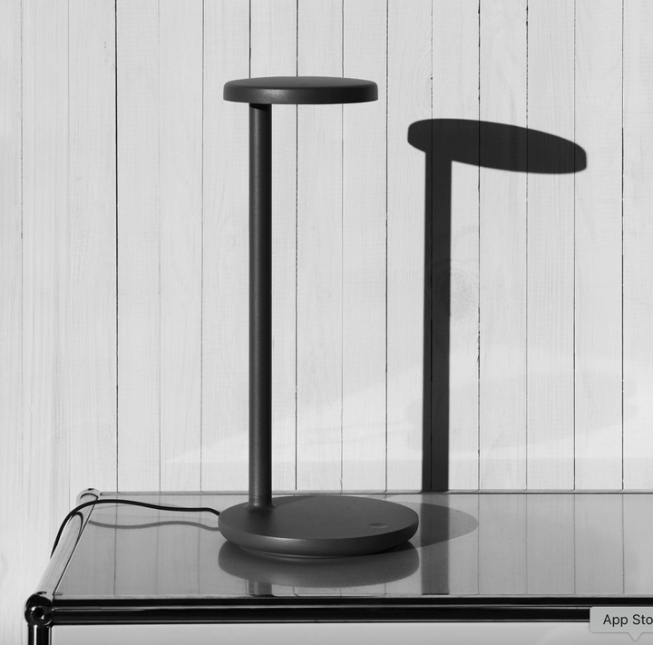 Table Lamp - Oblique - Gloss Grey