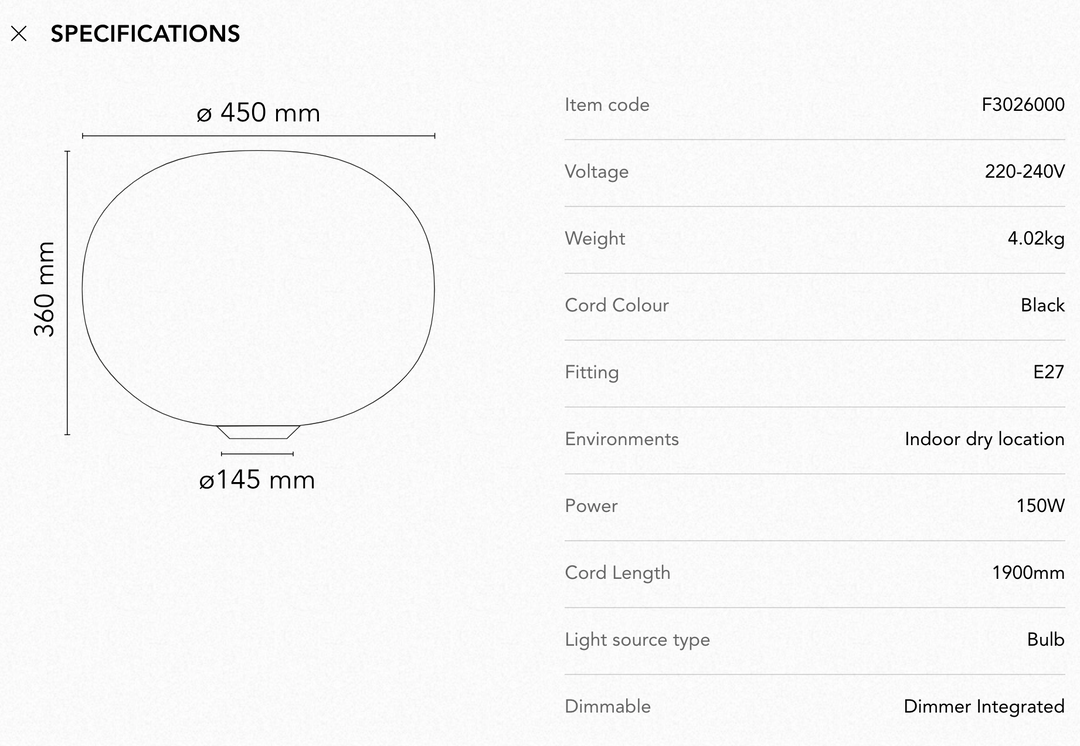 Table Lamp - Glo-Ball Basic 2